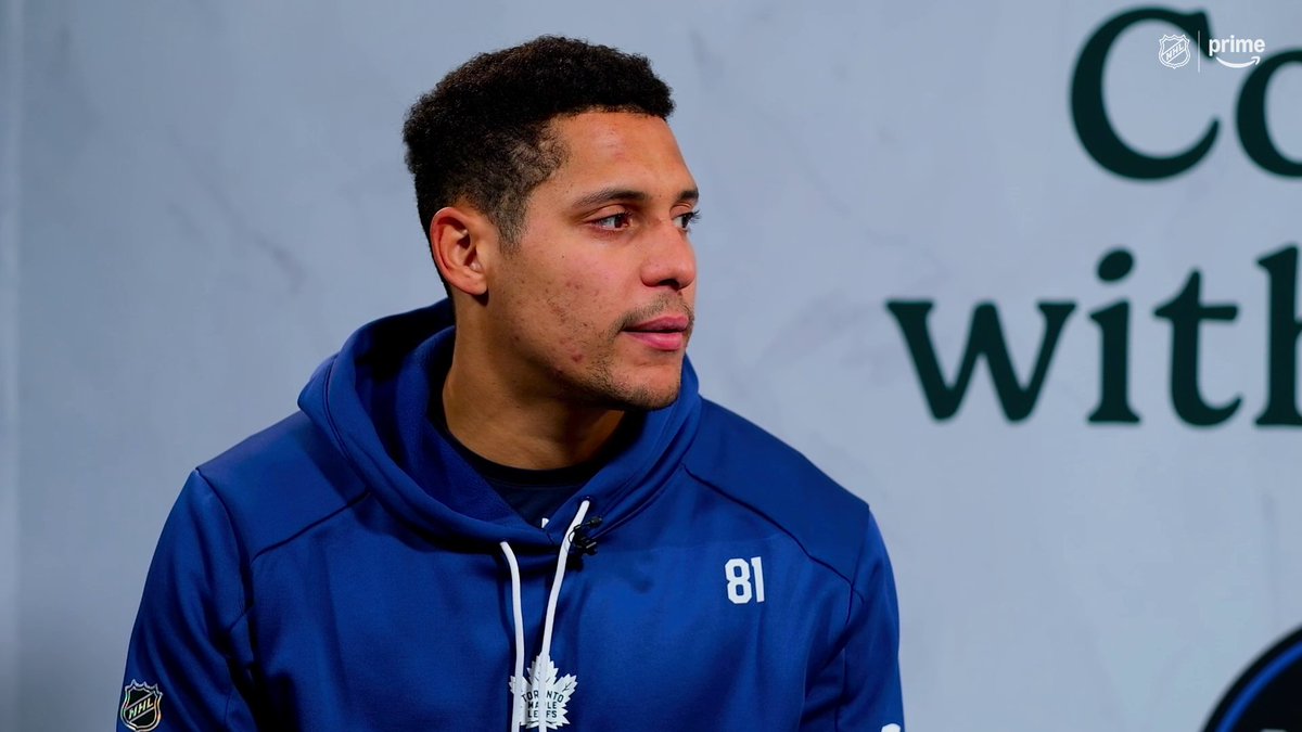 Never alone in the fight. 💜 Toronto Maple Leafs forward Dakota Joshua uses his platform to share his journey after being diagnosed with testicular cancer in summer of 2024.