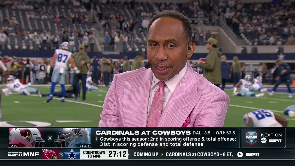 "I see an offense that's prolific, that can win a Super Bowl. I see a defense that's horrible." Stephen A Smith weighs in with his thoughts on the Cowboys ✍️ Watch Cardinals-Cowboys at 8 ET on ABC, ESPN and the ESPN App