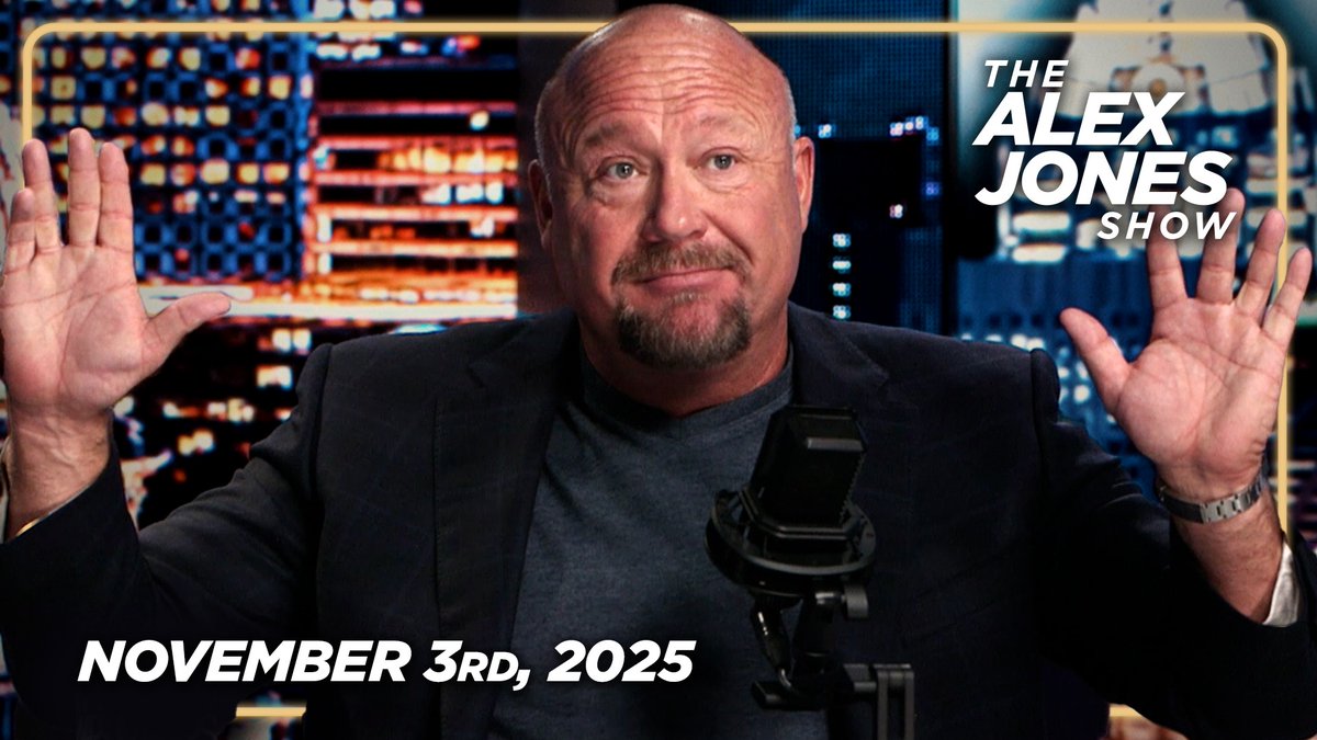 BIG MONDAY BROADCAST: Netanyahu’s Foreign Lobby Pressure Group AIPAC Is Openly Trying To Paint Trump’s Base As The “New Hitler” & Bring Down MAGA From Within! PLUS, Trump Prepares Strikes In Mexico, Venezuela, Syria As US Enters Day 33 Of Shutdown! FINALLY, Top German Journalist Naomi Seibt Joins Alex Jones In-Studio To Ask President Trump For Political Asylum From The Police State Persecution & Government Tyranny! MUST-WATCH/SHARE! — FULL SHOW 11/3/25
