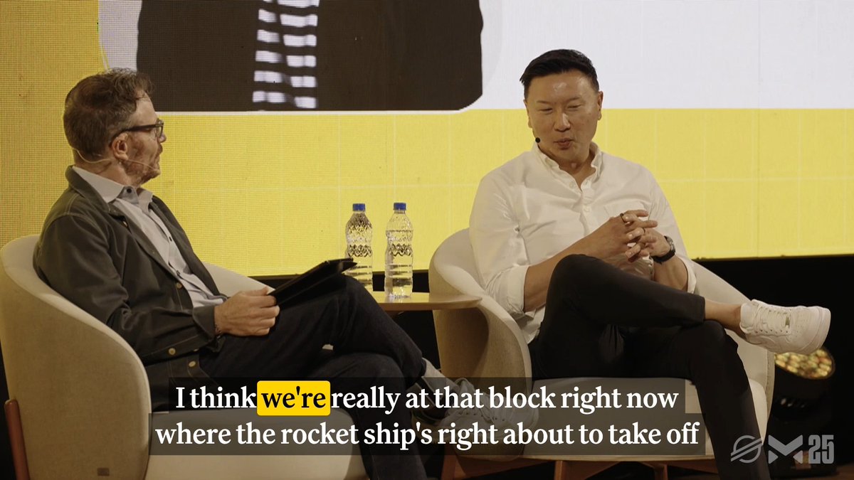 "You do not need to be a crypto expert to be able to use this." MoneyGram CEO, Anthony Soohoo on why abstracting complexity is the real secret to achieving massive-scale digital adoption. Hear the full discussion on how stablecoins are simplifying cross-border payments on #GenC, recorded at #StellarMeridian. Thank you OwlTing Group 🫵 for being a sponsor of CoinDesk Media Network.