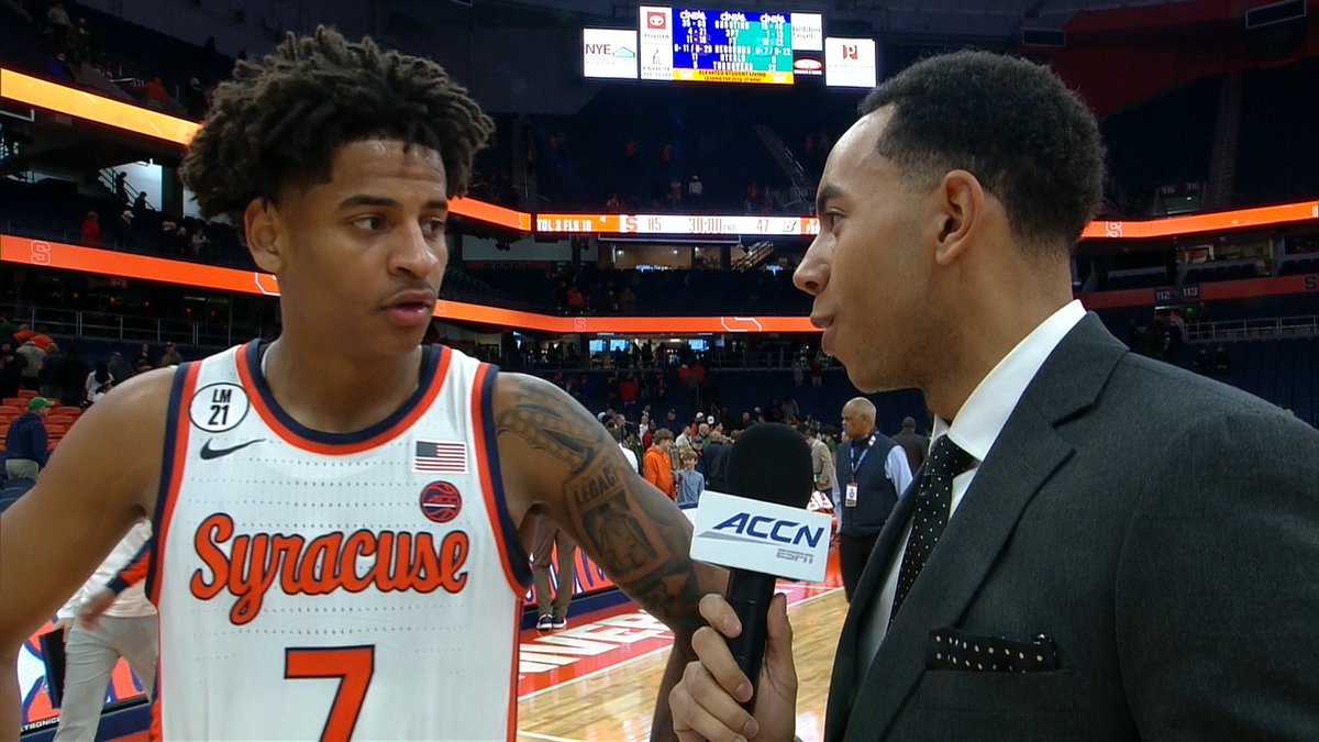 "When my number was called I was ready." Kiyan Anthony with Sean Dorcellus following his debut