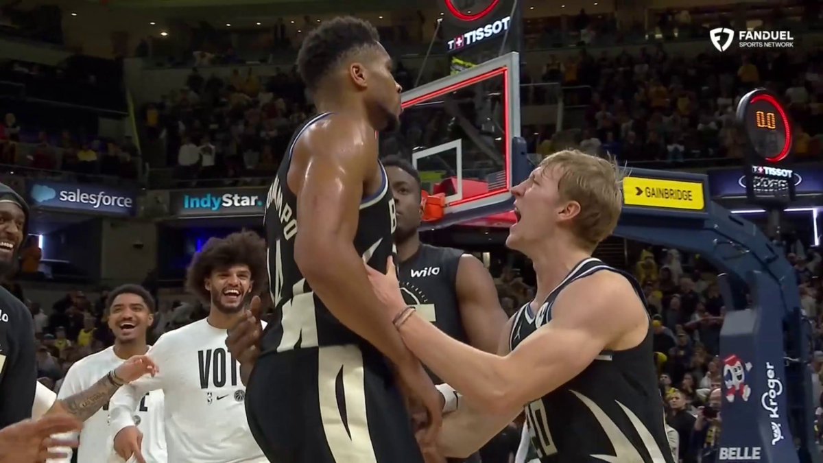 GIANNIS HITS THE GAME-WINNER IN INDIANA 🚨 GIANNIS SILENCES INDY AND TAKES HOME THE W 🤫