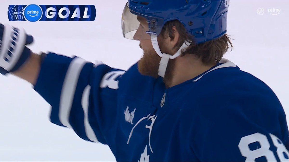 THIS GAME IS TIED! 🤯 The Toronto Maple Leafs score three goals in 3:24, and we are all square at three apiece! 📺: Sports on Prime Canada ➡️