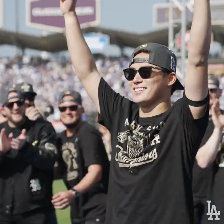Your #WorldSeries MVP, Yoshinobu Yamamoto. 🥹