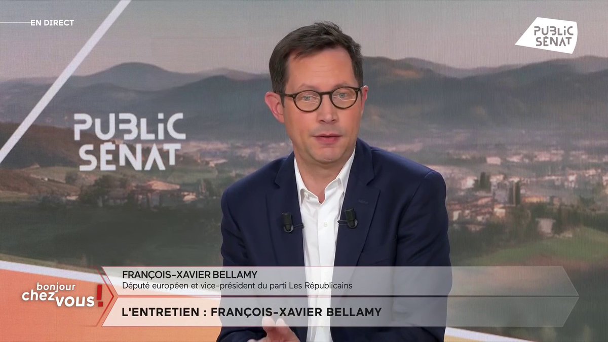Découvert bancaire : “Ce texte a été voté par tous les parlementaires français. La vraie question n’est pas dans cette directive, mais dans la transposition par les autorités nationales”, réagit le député européen Fx Bellamy (LR). #BonjourChezVous