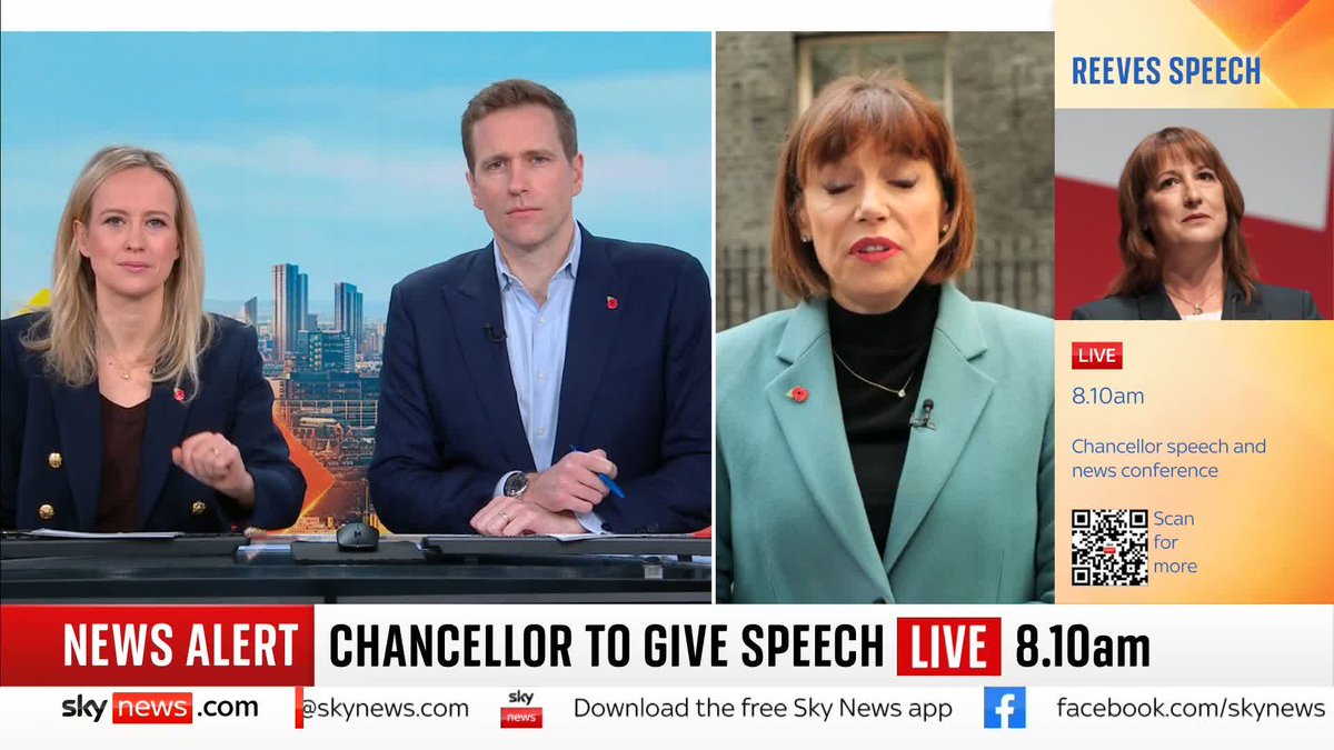 🟠 Why is the Chancellor giving a speech ahead of the budget later this month? Sky's Beth Rigby explains why it is unusual and what Rachel Reeves could be preparing us for 📺 Sky 501, Virgin 602, Freeview 233 and YouTube
