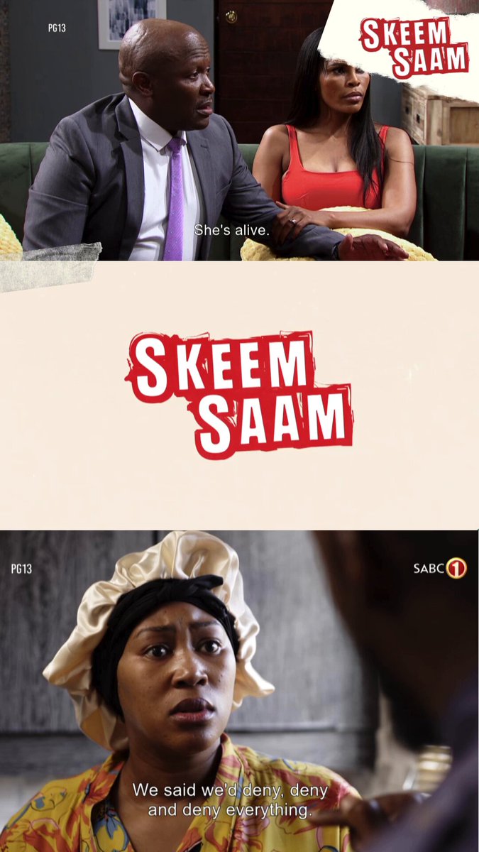 Tonight on #SkeemSaam SABC 1 at 19:30!!!📺🔥🔥🔥
