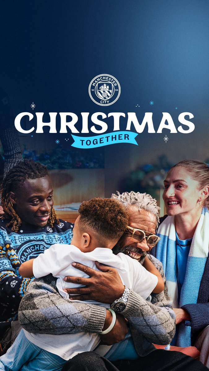 Bringing our community of players and fans closer to share the joy of Christmas, Together 🎄 This Christmas, team up with City in the Community to support young patients at the Royal Manchester Children's Hospital 🩵