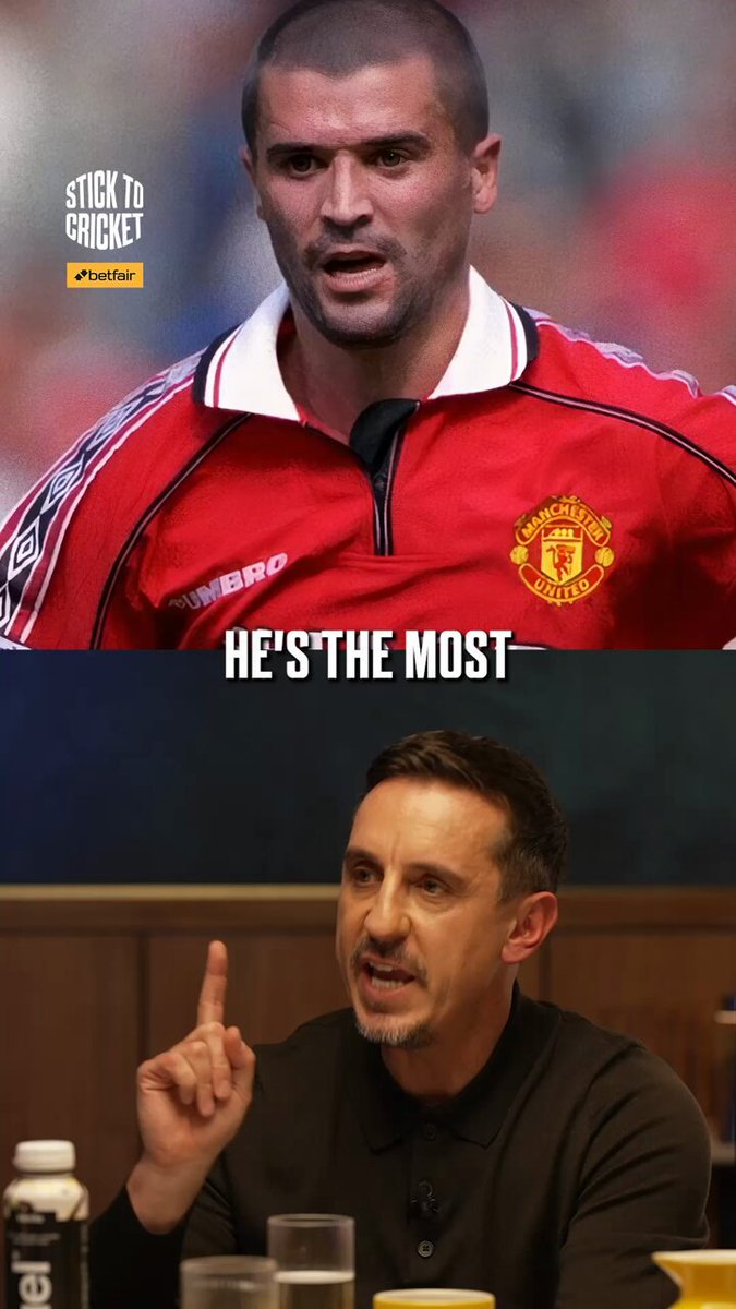 "He’s the most influential player I ever played with." 😳 Gary Neville opens up on Roy Keane like never before. 🔥