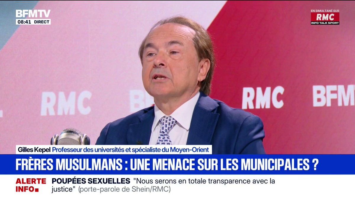 Gilles Kepel alerte sur l’entrisme islamiste : « Ce sera un très gros enjeu des élections municipales »