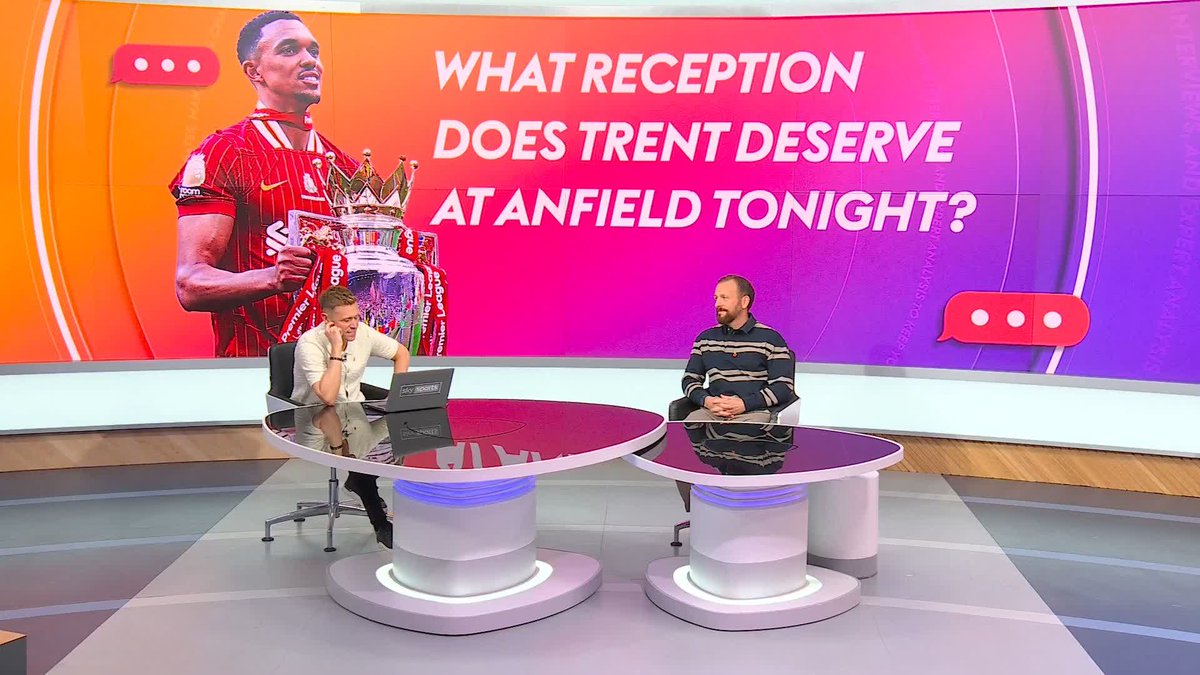 🗣️ "I think he should absolutely get a good reception" Jody Morris discusses what reception he expects Trent Alexander-Arnold will get at Anfield tonight as he makes his return with Real Madrid.