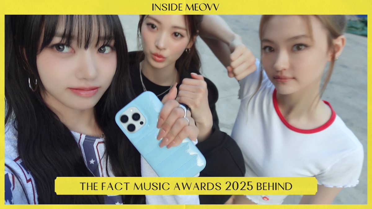INSIDE MEOVV | THE FACT MUSIC AWARDS 2025 BEHIND 🔗 #MEOVV #미야오 #INSIDEMEOVV #THEBLACKLABEL #더블랙레이블