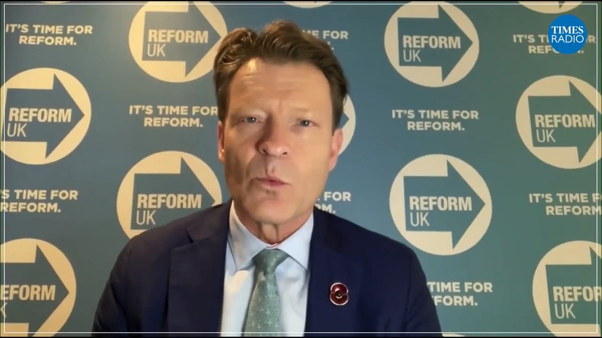 “There's two leaflets from two Reform campaigns in local elections…they say the phrase, cut your taxes.” “We never said that at the party leadership level.” Richard Tice insists it’s “untrue” that Reform promised tax cuts. Stig Abell | Richard Tice MP 🇬🇧