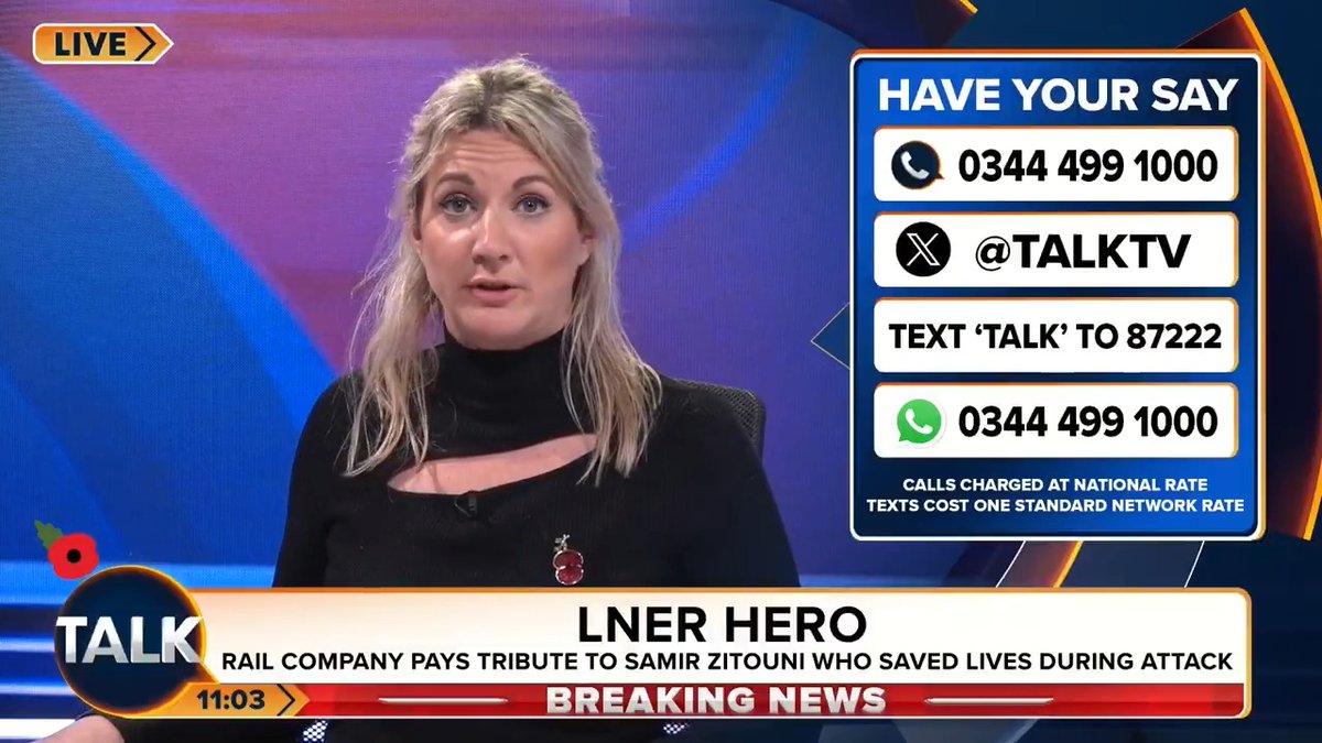 🚨"You deserve the George Cross my man!" LNER has named Samir Zitouni as the rail worker hero who intervened during the mass stabbing attack on Saturday and saved many lives. Alex Phillips