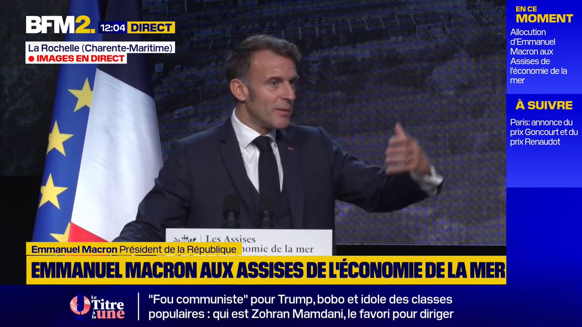 Emmanuel Macron: "Le tout renouvelable ne marche pas, le tout nucléaire n’est pas soutenable (...) . Il faut défendre un ‘en même temps qui marche’, ne revenons pas sur des combats du passé" #BFM2