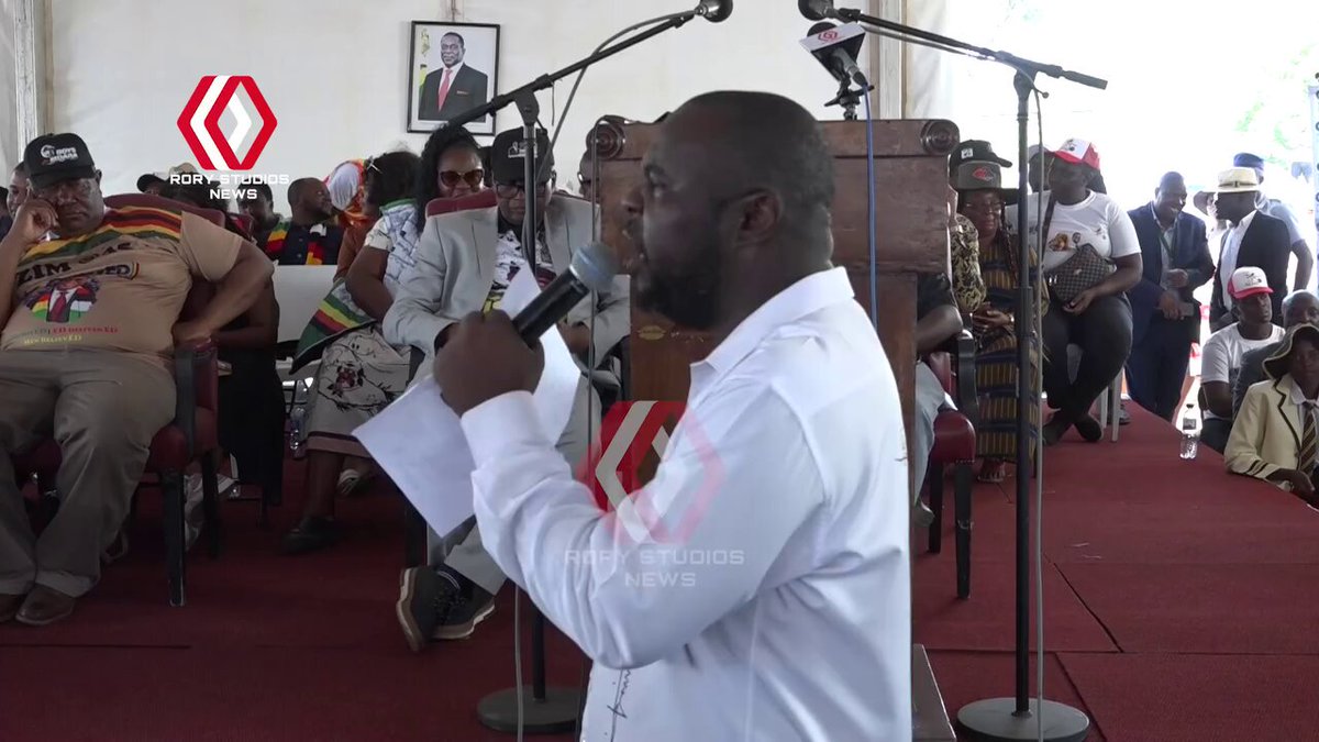 WATCH | A representative from a ZANU PF affiliate stated that President Mnangagwa should remain in power for the rest of his life. 🎥Rory Studios News