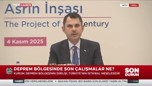 "'Türkiye Yüzyılı'nı, 'Dirençli Şehirlerin Yüzyılı'na dönüştürüyoruz" Çevre, Şehircilik ve İklim Değişikliği Bakanı Murat Kurum: Deprem bölgesinin dirilişi, Türkiye'nin istikbal meselesidir. Deprem bölgesinde afetin izlerini siliyor, 81 ilimizde yapı stokunu yeniliyoruz.