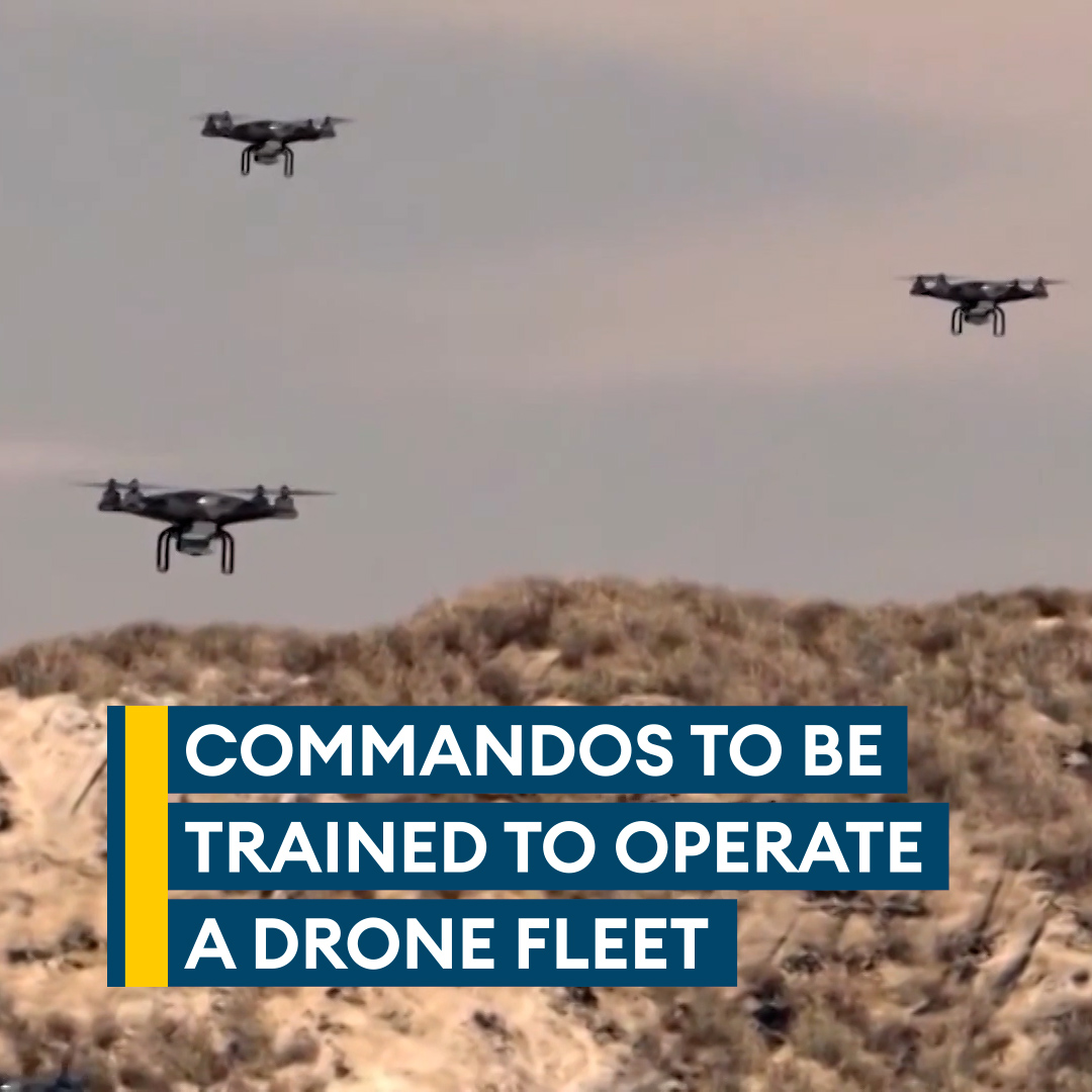 Royal Marine Commandos are training every commando to control their own drone fleets🛰 Every individual given an uncrewed aerial vehicle from phase one, BFBS Forces News can exclusively reveal 🔗
