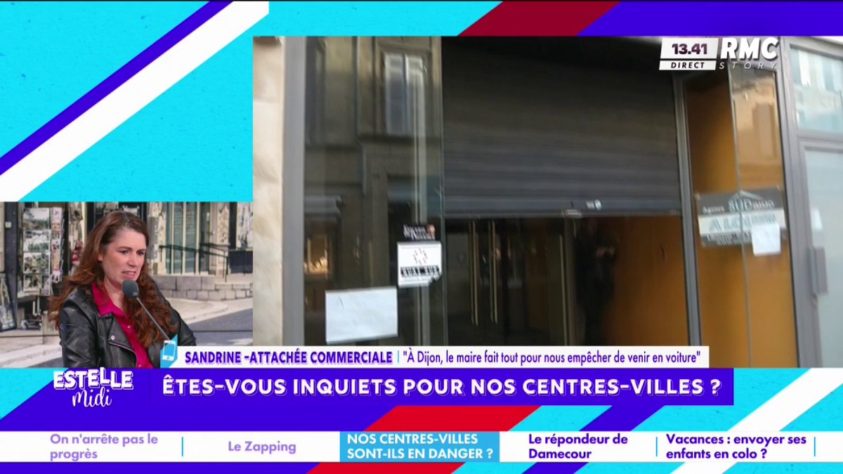 🛍️ Êtes-vous inquiets pour vos centres-villes ? 📞 Sandrine : "Notre maire a tout fait pour qu'on arrête de venir en voiture... Accéder au centre-ville est devenu un cauchemar, se garer nous revient à une fortune donc on n'y va plus ! Aucun intérêt à y aller !" #EstelleMidi