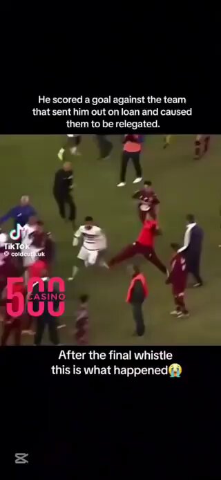 He scored a goal against the team that sent him out on loan and got them relegated, all former teammates got angry 🤣