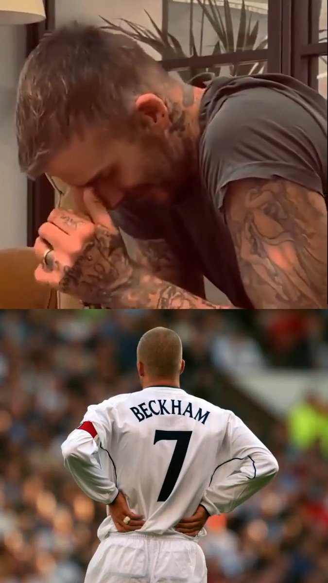 When Sir David Beckham heard the commentary of his iconic England goal vs. Greece for the first time 🎙️ His reaction said it all 🥹