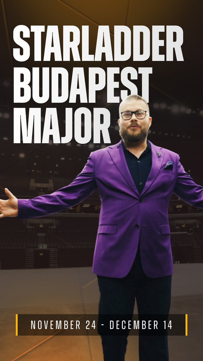 This is the StarLadder Budapest Major 2025. ✅ 3 weeks of action ✅ $1,250,000 at stake ✅ First ever Bo5 Grand Final ✅ Full-visibility 360-degree arena ✅ 20,000 capacity