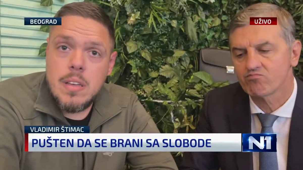 Košarkaš i aktivista Vladimir Štimac nakon puštanja da se brani sa slobode rekao je u #StudioLive sa Tatjana Aleksic da će nastaviti da poziva ljude na ulice i da se zahtevi ispune. "Ceo dan su kreštali ti mediji Aleksandra Vučića, znamo odakle je došao taj nalog. Potpuna glupost. Neosnovano. Štaviše, ja sam na svim tim skupovima vodio računa da budu mirni i da ne bude nasilja. To ću nastaviti da radim i neće me sprečiti Aleksandar Vučić ni bilo ko drugi od njih. Ako je mislio da će da mi slomi duh tako što će da me stavi u ćeliju na par dana... Ja sam odrastao u osamnaest kvadrata na Karaburmi, sa roditeljima", navodi Štimac.