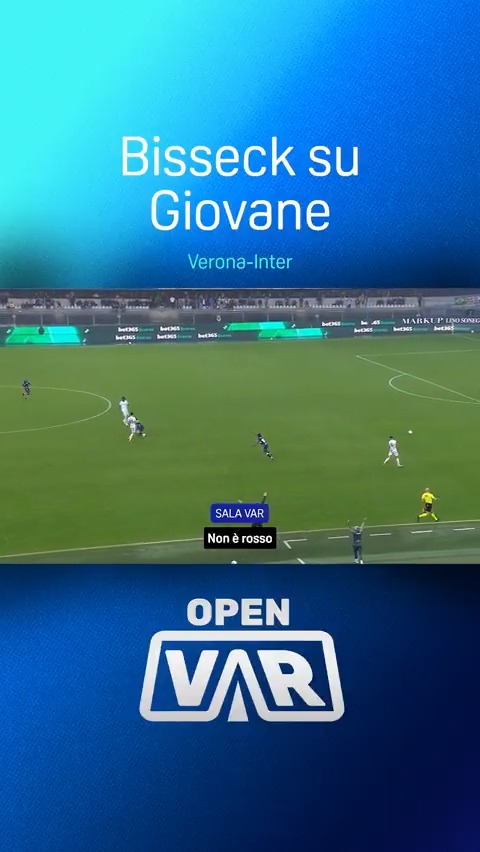 Bisseck su Giovane L'audio del VAR 👀 La spiegazione 🗣️ Open VAR, ora su #DAZN