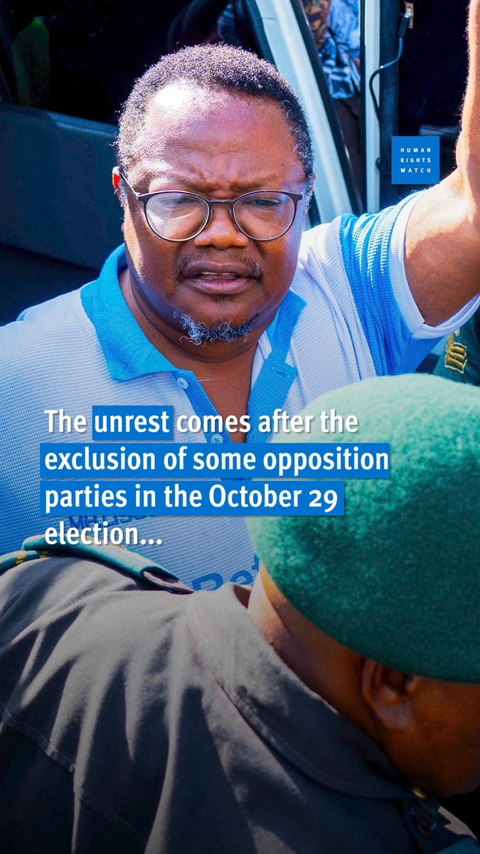 An unknown number of people are feared dead and injured in Tanzania following clashes with security forces after the October 29 elections. Tanzanian authorities’ violent and repressive response to election-related protests further undermines the credibility of the electoral process.