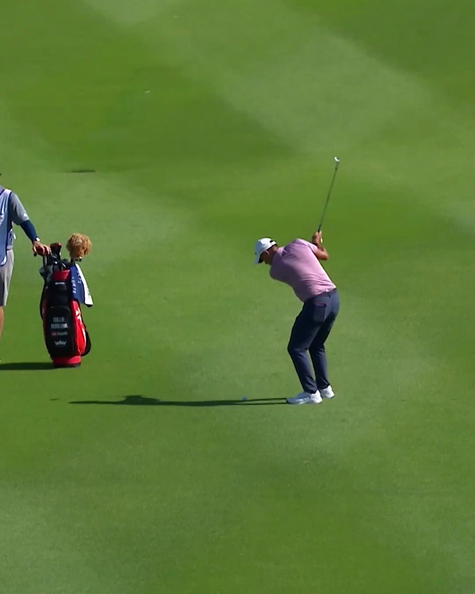 Elite spin control 😵‍💫 @Collin_Morikawa’s wedge game is something else. #TOURVault