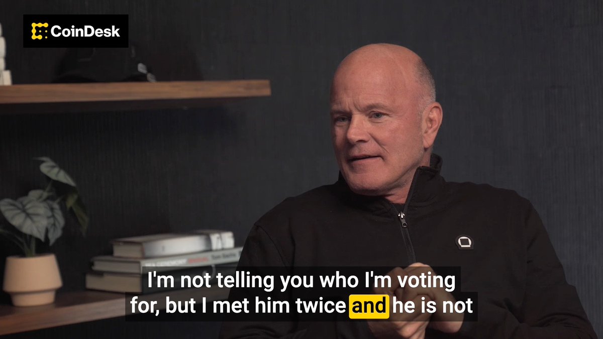 🗽 LATEST: Mike Novogratz (Mike Novogratz) gives his thoughts on Zohran Mamdani. “I'm not telling you who I'm voting for, but I've met him twice, and he is not as crazy as everyone thinks he is. He was very kind and thoughtful." Thank you OwlTing Group 👋 for being a sponsor of CoinDesk Media Network.