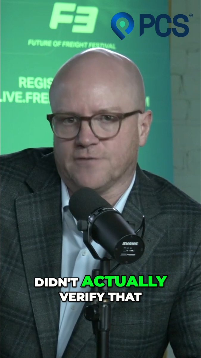 In case you missed it 👀 FreightWaves Founder &amp; CEO Craig Fuller (Craig Fuller 🛩🚛🚂⚓️) sat down with Malcolm Harris (malcolm “miggie” harris) on What The Truck?!? for a no-holds-barred talk about the state of freight, regulation, and safety.