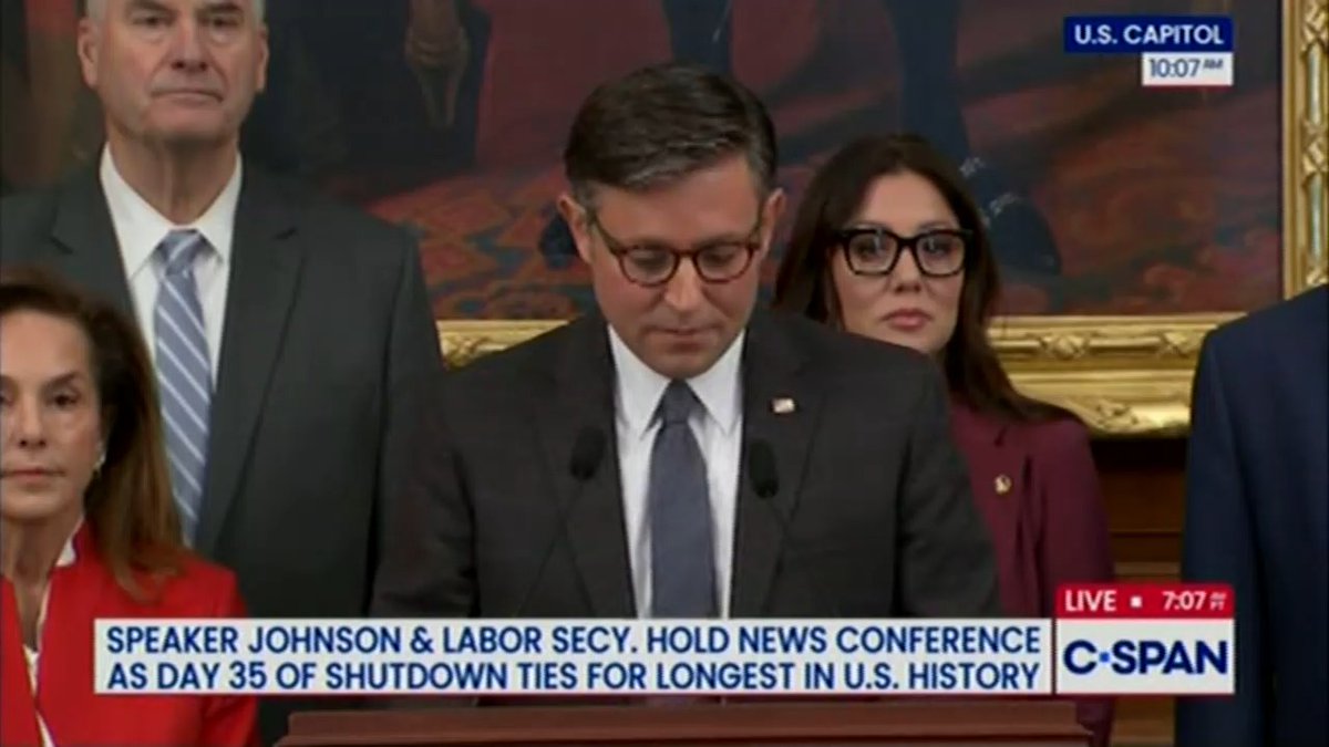 Johnson: The American people see that Trump and the Republican Party are delivering real, positive results 🤔