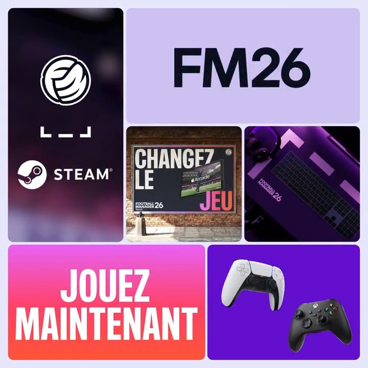 Il est temps d'entrer dans la zone technique. Jouez dès maintenant à #FM26 sur diverses plateformes. 👔