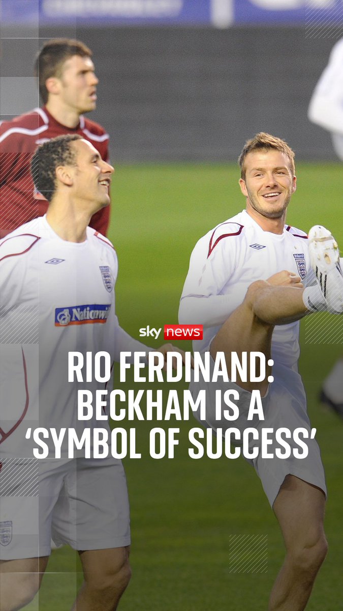 As David Beckham is knighted, former England and Manchester United teammate Rio Ferdinand tells The UK Tonight presenter Sarah-Jane Mee it was 'only a matter of time'. Watch the full interview on The UK Tonight at 8pm. 🔗