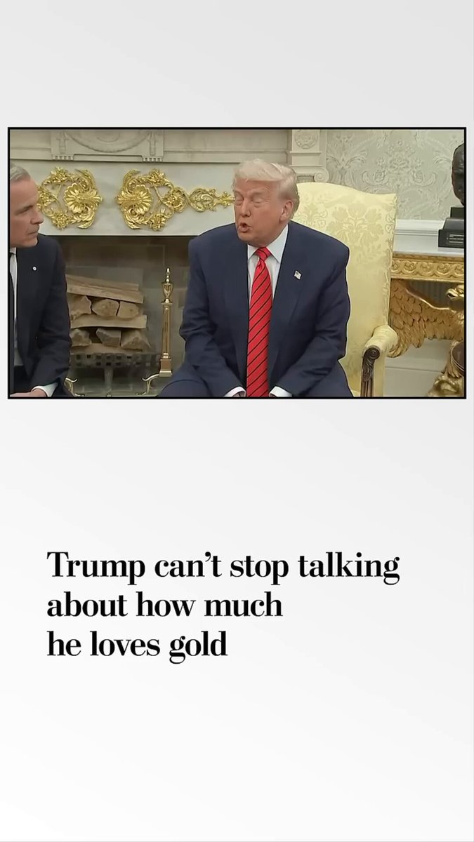 Fine.. now I know Donald Trump decorated the White House with REAL 24K #GOLD leaves…🤣🔥🔥🔥 #Gold #Silver