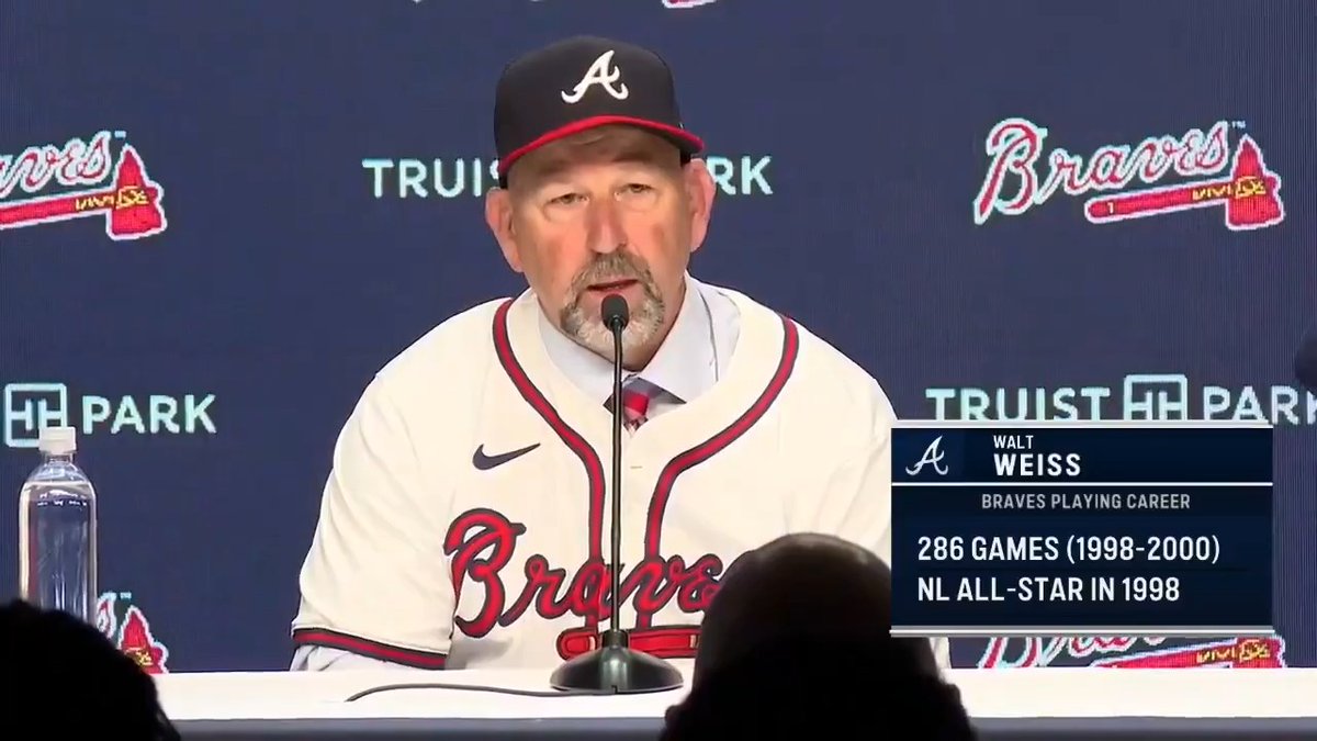 "Without Snit, I wouldn't be here." Walt Weiss reflects on his relationship with Brian Snitker and on the Atlanta Braves' success during his tenure in Atlanta. #BravesCountry