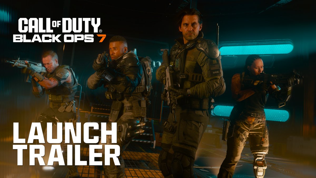 The biggest Black Ops ever launches November 14 💪 Pre-order now and preload on 11/10 to be ready the moment #BlackOps7 drops 🚀