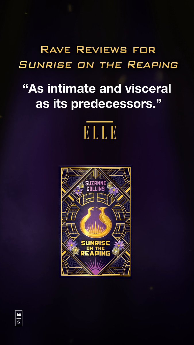 Suzanne Collins' # 1 worldwide bestselling Sunrise On the Reaping is now in a gorgeous collector’s edition! With lush floral endpapers and metallic details, this is a must-have gift for Hunger Games fans and anyone who loves a brilliant book. Get it today: