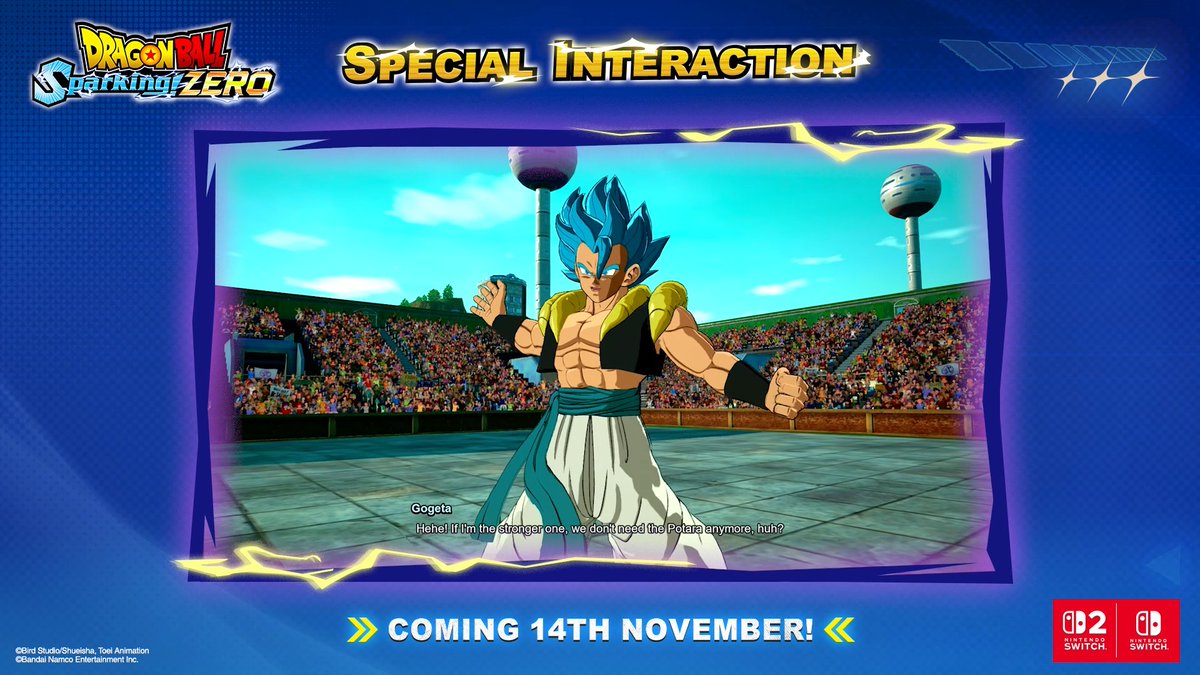 Just two fusions arguing over who looks cooler... Gogeta vs Vegito 💥 DRAGON BALL: Sparking! ZERO releases November 14, 2025 on Nintendo Switch & Nintendo Switch 2! #DBSZ Pre-order now: