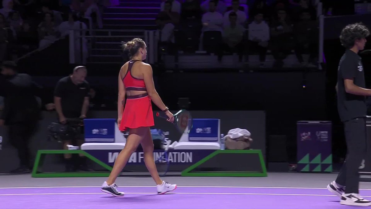 Going the distance in Riyadh! Jessie Pegula takes the second set 6-2 over Sabalenka. #WTAFinalsRiyadh