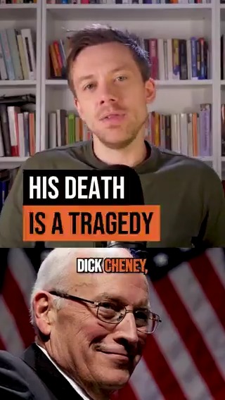 Dick Cheney is dead. He was a mass murderer - a war criminal who escaped justice. Let that be a lesson for us all today.
