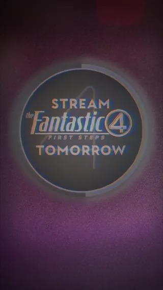 TOMORROW, stream Marvel Studios' The Fantastic Four: First Steps on Disney+!