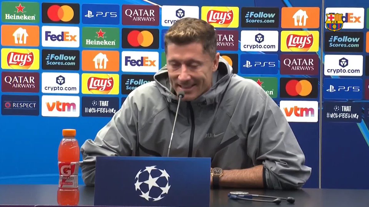 ❝Hay momentos en el fútbol en los que tienes que ganar sea como sea, estoy seguro de que volveremos a nuestro mejor nivel. Si trabajamos duro, podremos ganar muchas cosas.❞ 🔊 Lewandowski | #BrugesBarça