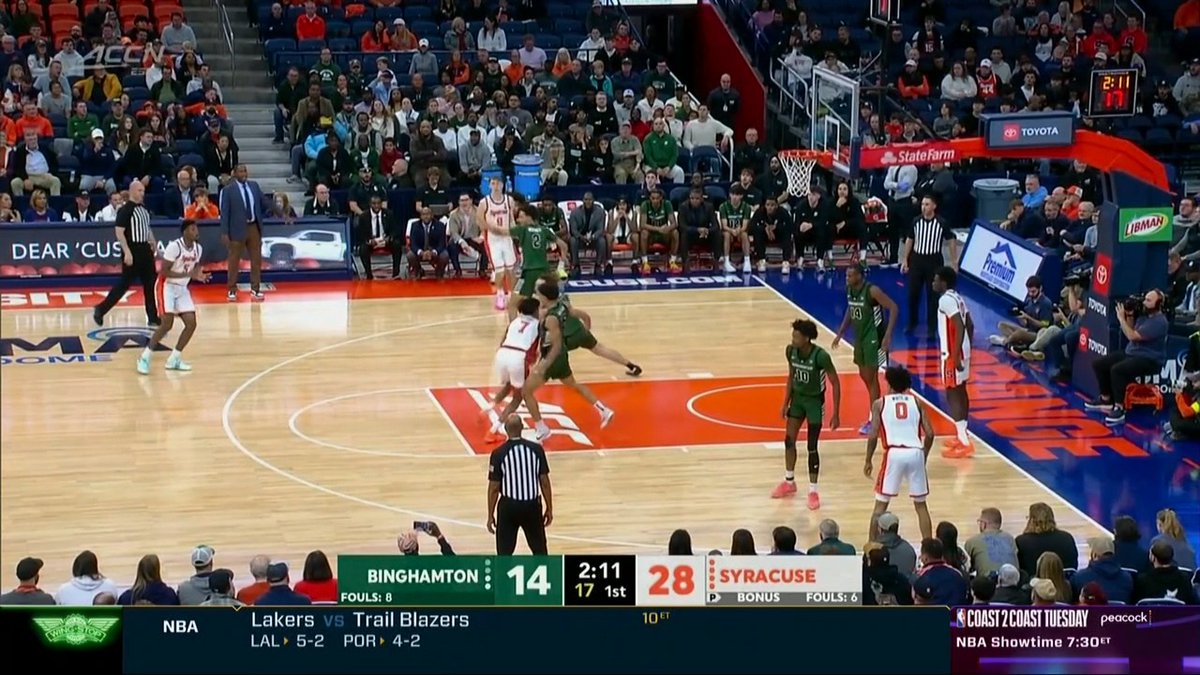 Proud Dad 🧡 Carmelo Anthony and the NBA on NBC and Peacock crew on Kiyan Anthony's debut