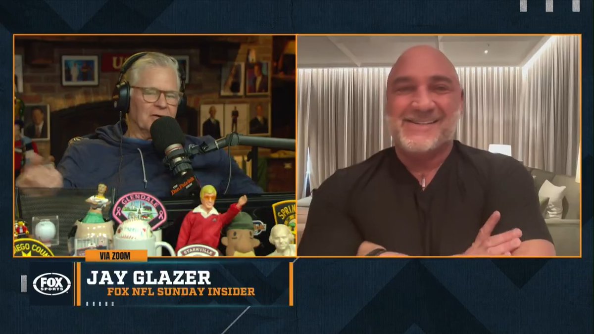 Dan thanks Jay Glazer for his help throughout his health struggles.