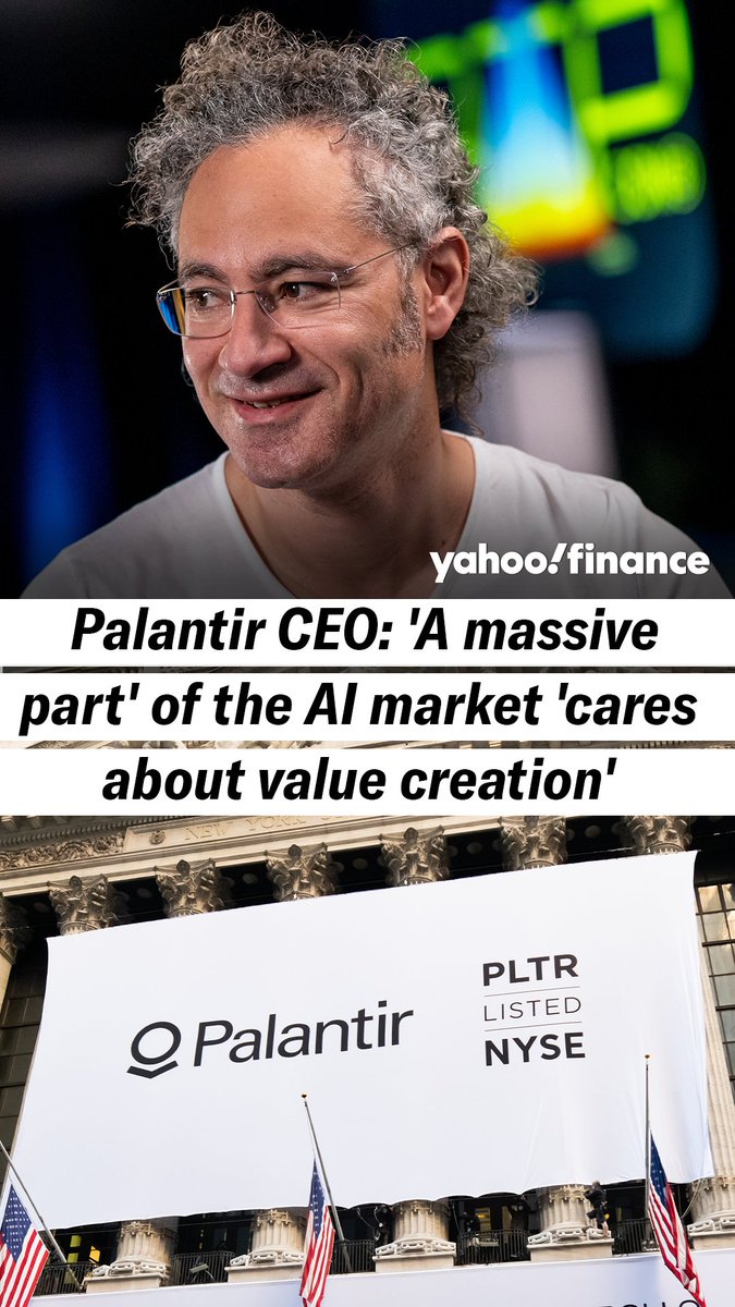 "There is a massive part of the AI market that actually cares about value creation, and that's the part we own," Palantir Technologies CEO Alex Karp said while discussing AI bubbles during $PLTR's Q3 earnings call.