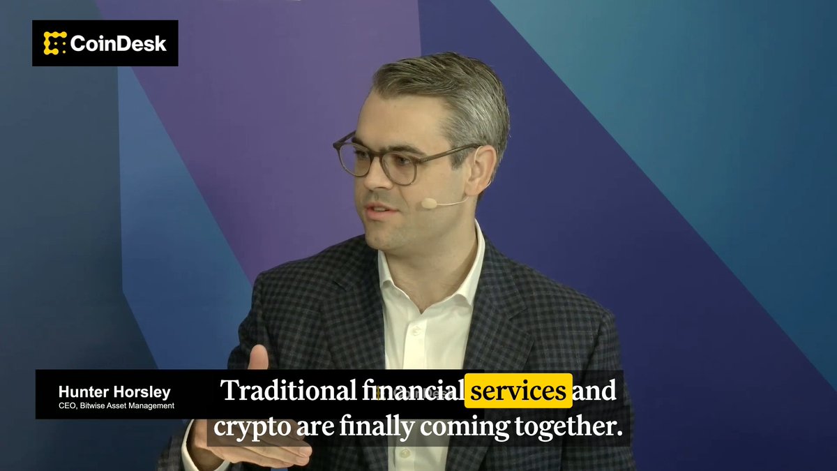 🔥 TODAY: Speaking at Ripple’s Swell 2025, Bitwise CEO Hunter Horsley claimed: “Traditional financial services and crypto are finally coming together.”