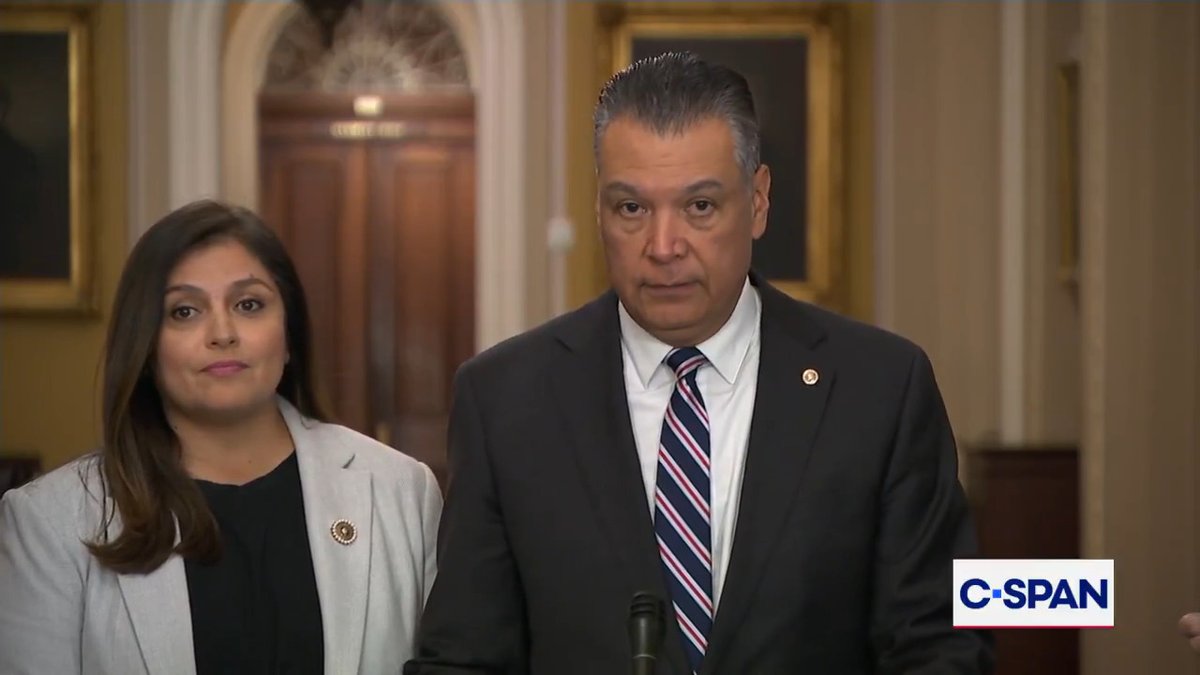 .Senator Alex Padilla (D-CA) announces he will not run for governor next year: "I choose not just to stay in the Senate; I choose to stay in this fight."
