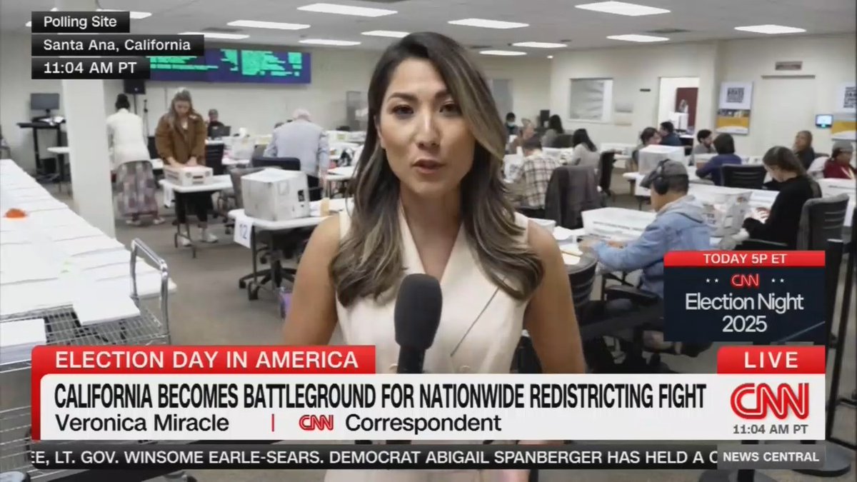 CA reporter: We've spoken to a lot of first-time voters, 18-19 year olds, who say they either didn't or weren't able to vote in the last presidential election. And they felt really just moved to come here and vote today. As we know, Proposition 50 is the only measure on the statewide ballot, so we're really struck by how many people are coming out to make sure their voices are heard on this.